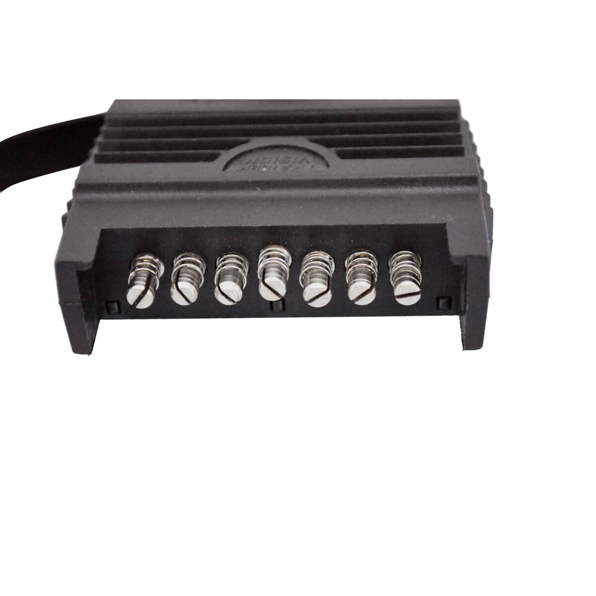 7 PIN FLAT TORNADO TRAILER PLUG WITH COVER, , scaau_hi-res