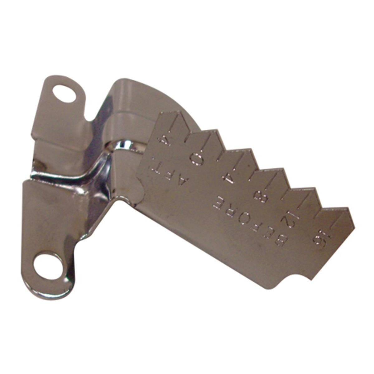 Timing Tab BB Chev 8" Balancer Chrome, , scaau_hi-res