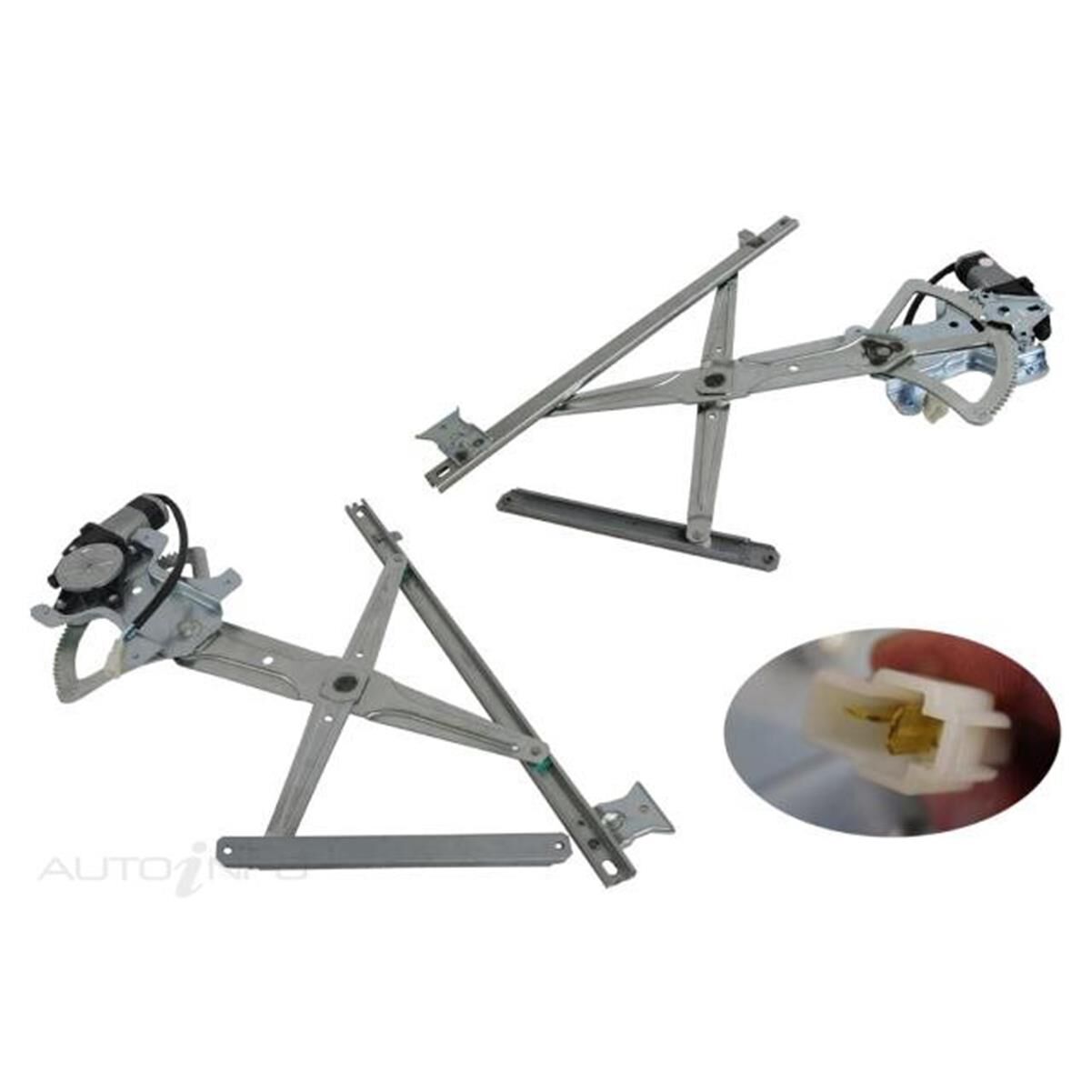 TOYOTA HIACE  TRH/KDH  03/2005 ~ ONWARDS  FRONT ELECTRIC WINDOW REGULATOR  RIGHT HAND SIDE  PLUG TYPE: 2 PIN, , scaau_hi-res