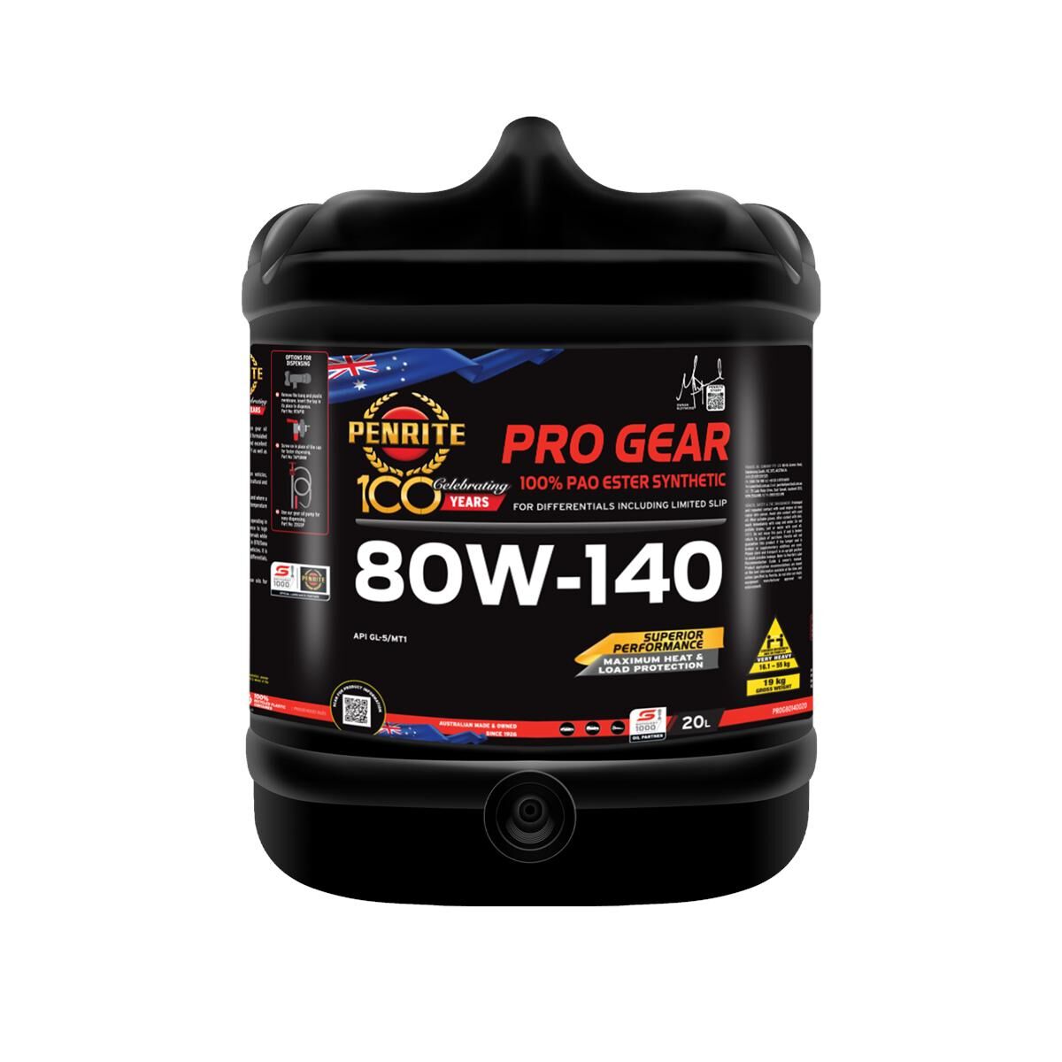 1 X PRO GEAR 80W-140 20L, , scaau_hi-res