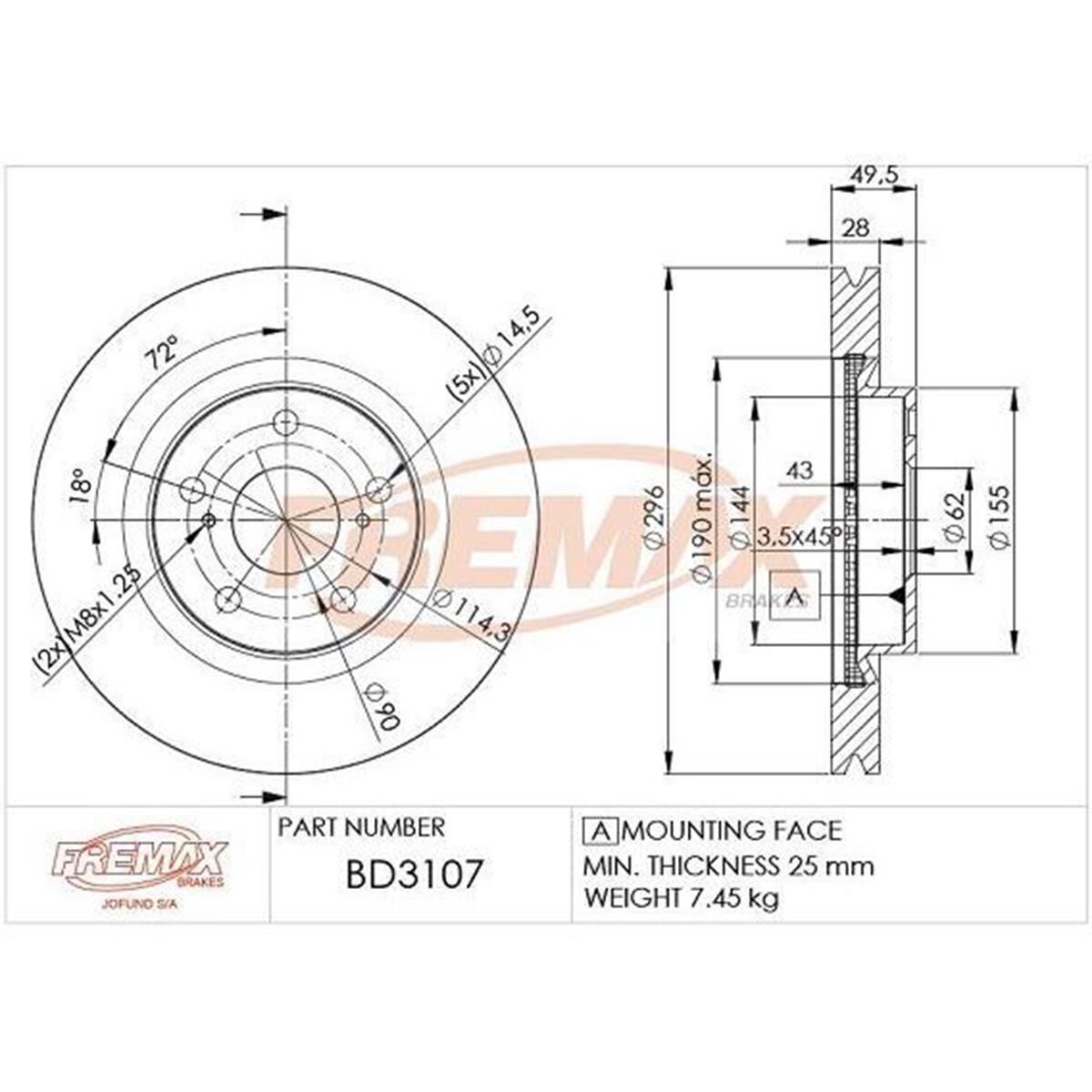 FREMAX+TRADE-LINE BRAKE BUNDLERAV4 (ACA33) 2.4L 2005-13 TOYOTA FRONT, , scaau_hi-res