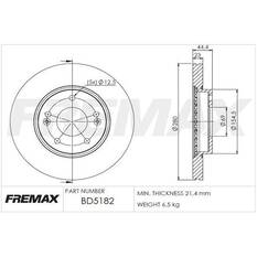 FREMAX+TRADE-LINE BRAKE BUNDLEHYUNDAI i30 (PS) 2.0L 2017- 280MM FRONT, , scaau_hi-res