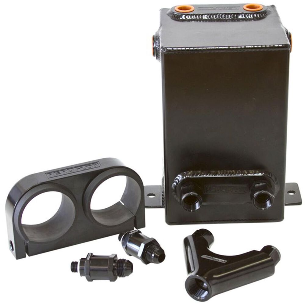 Aeroflow Dual EFI Pump Surge Tank Kit Black, AF772044BLK