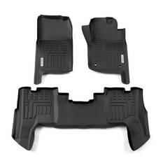 DEEP DISH FLOOR LINERS FOR TOYOTA LANDCRUISER 76/79 2012+ DUAL CAB / WAGON GXL ONLY FULL SET, , scaau_hi-res