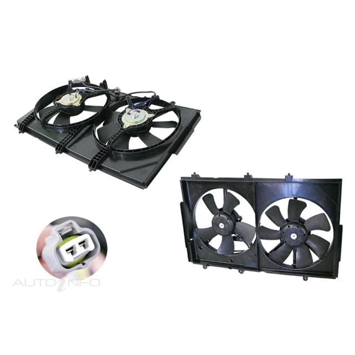 MITSUBISHI OUTLANDER  ZE/ZF  02/2003 ~ 10/2006  RADIATOR FAN, , scaau_hi-res