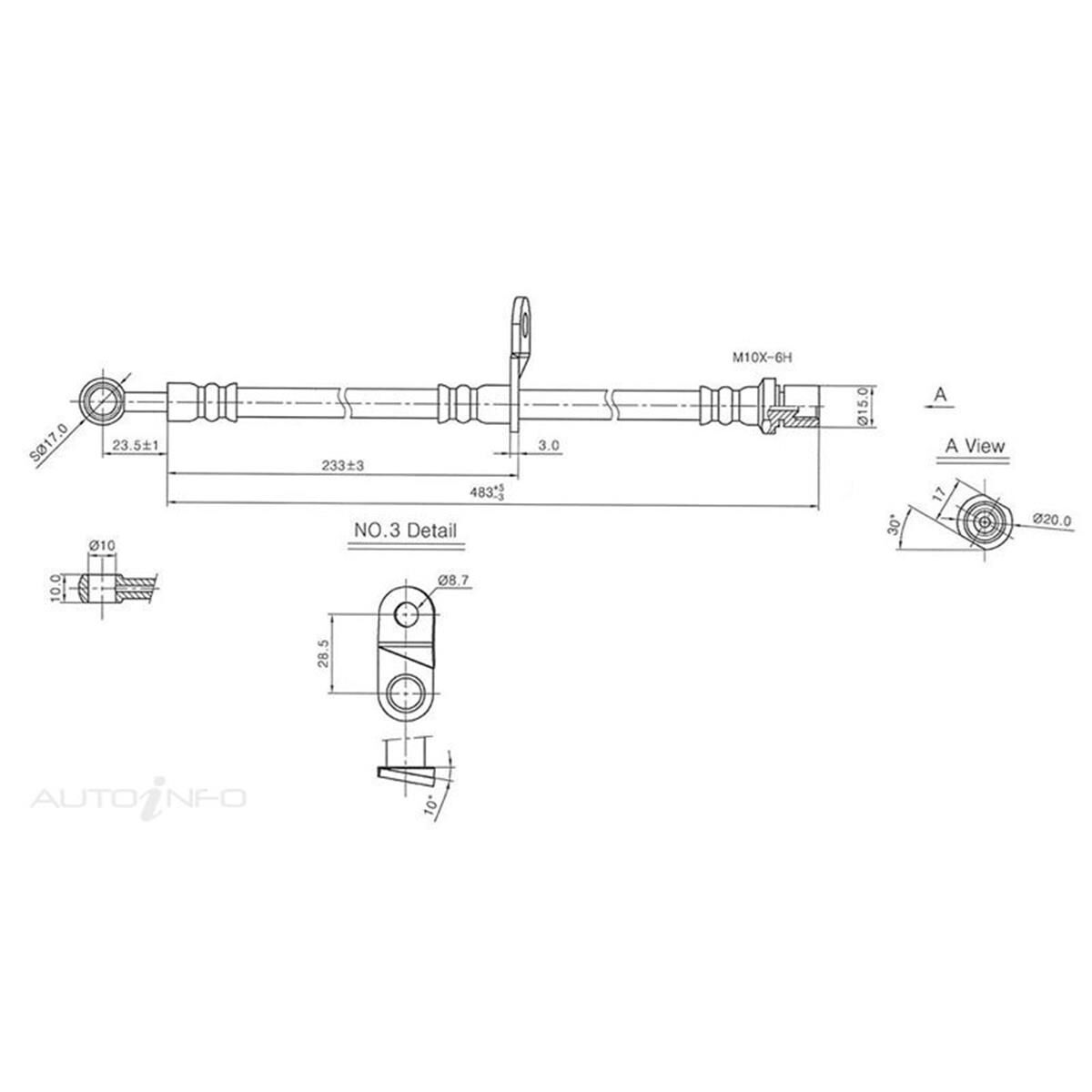 B HOSE RLH SUB. IMPREZA G3 02/08 ON, , scaau_hi-res