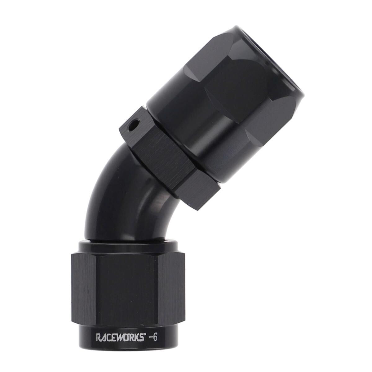 TEFLON HOSE FITTING AN-6 45 DEG, , scaau_hi-res