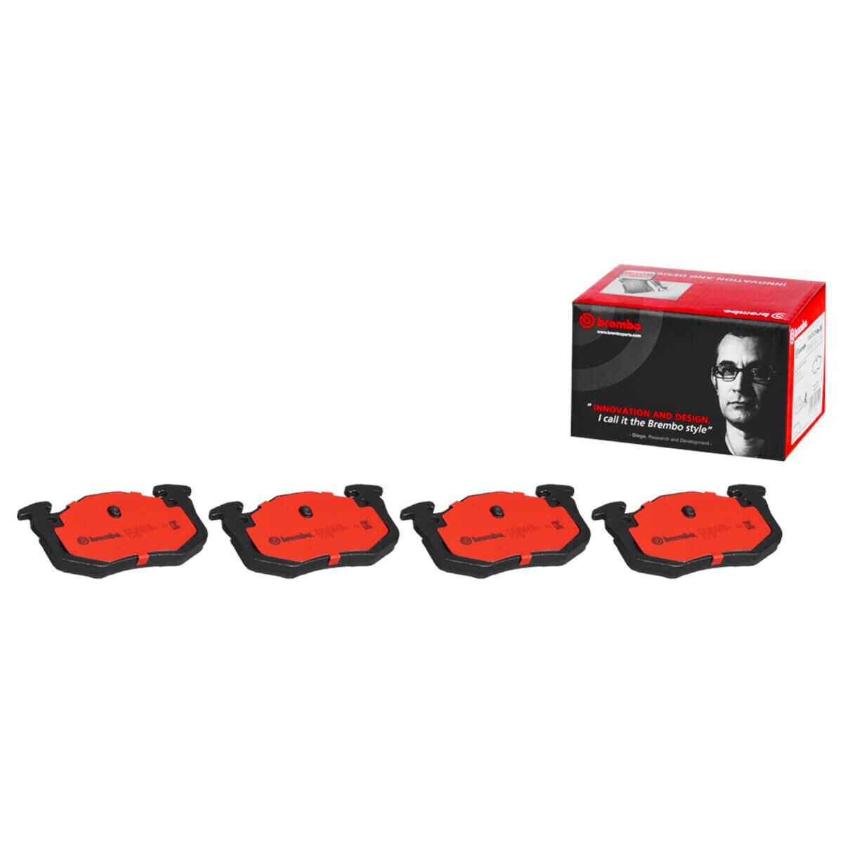 BREMBO DISC PAD SET NAO CERAMIC, , scaau_hi-res