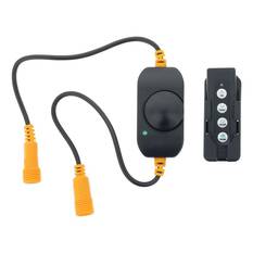 4 BAR LED CAMPNG LIGHT KIT 12V ORNG/WHT ILLUM MAGNET/CLIP MNT 2x DIMMER SWITCH IP65 HULK, , scaau_hi-res