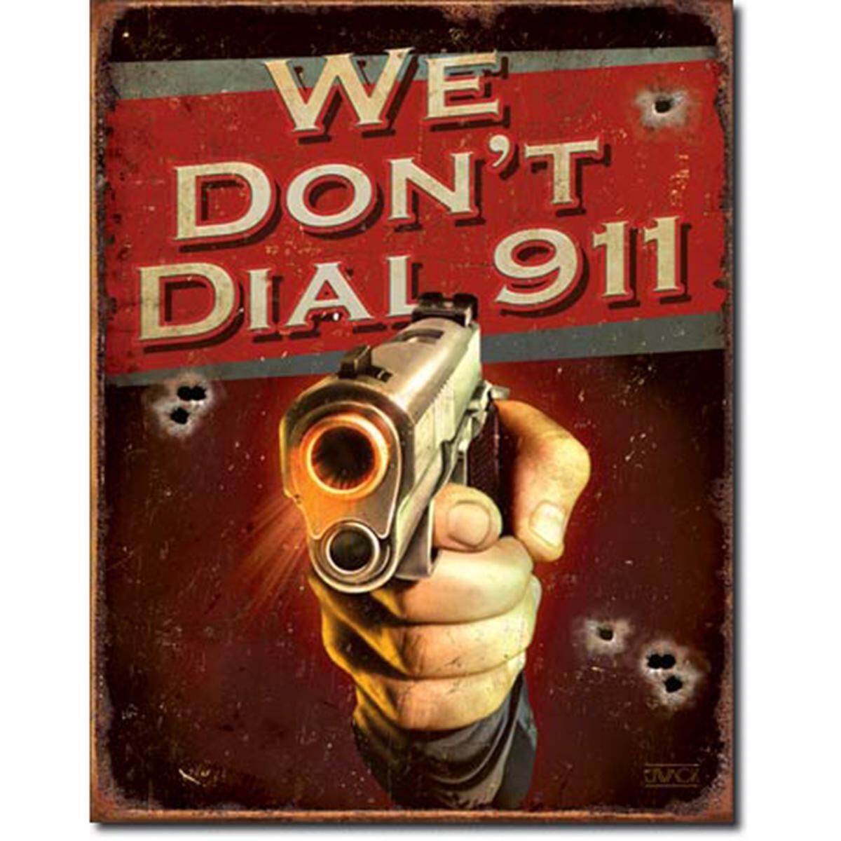 Sign- We Don't Dial 911, , scaau_hi-res