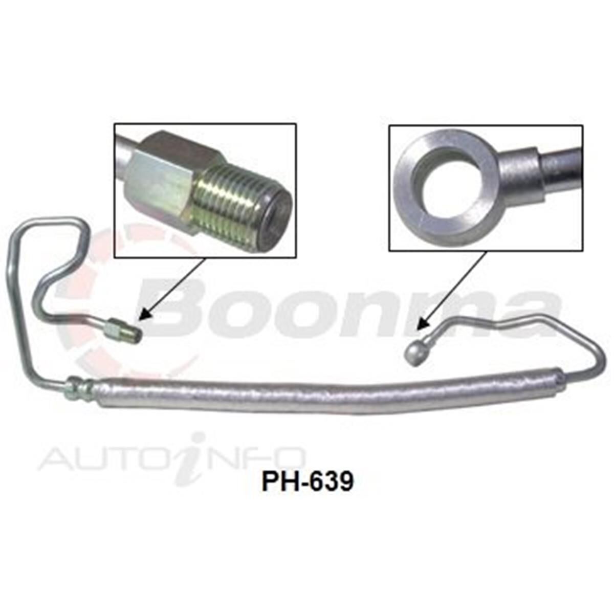 CORO ZZE122 1.8L 03-05 PS HOSE, , scaau_hi-res