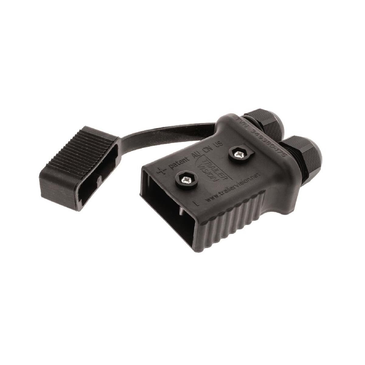 BLACK COVER ASSY W/LED TRAILER SIDE SUITS ANDERSON CONNECTOR, , scaau_hi-res