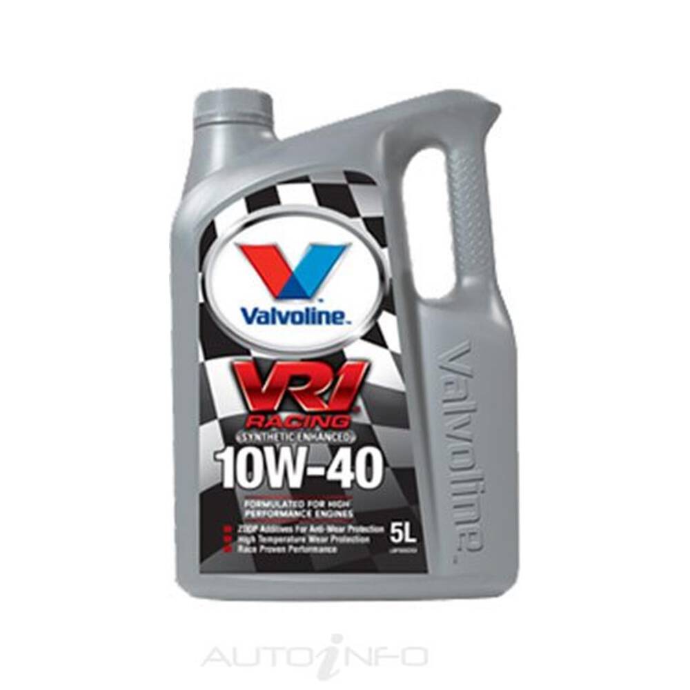 Valvoline Vr1 Racing 10W-40 - 1166.05 | Supercheap Auto