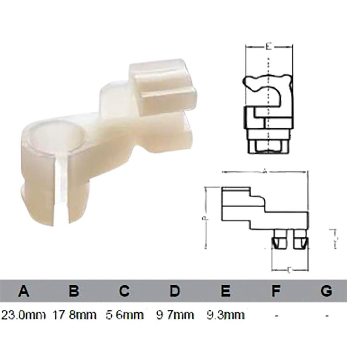 PKT 10 DOOR LOCK CLIP, , scaau_hi-res