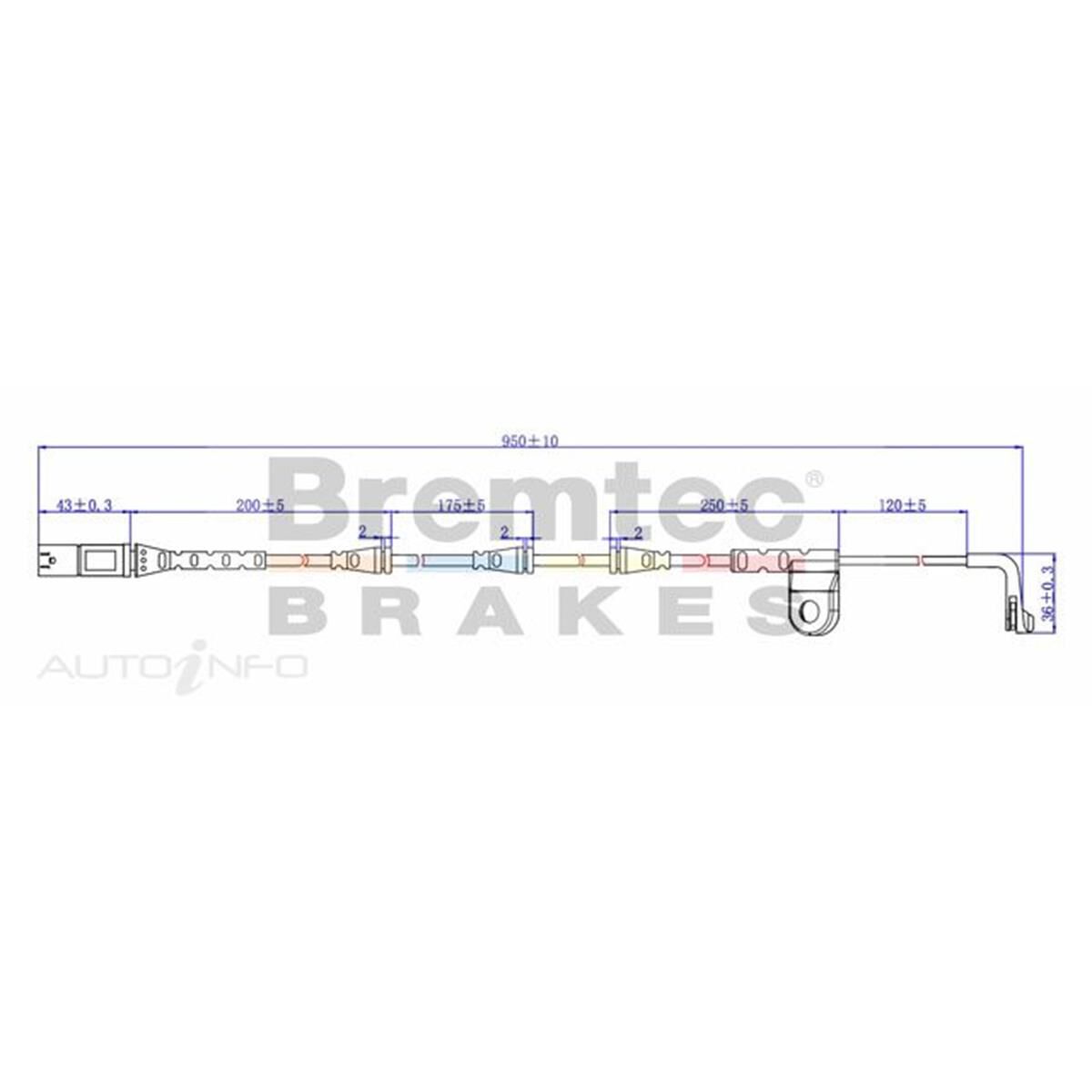 EUROLINE BRAKE WEAR SENSOR, , scaau_hi-res