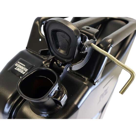 FRONT RUNNER 20L FUEL JERRY CAN - BLACK STEEL FINISH, , scaau_hi-res
