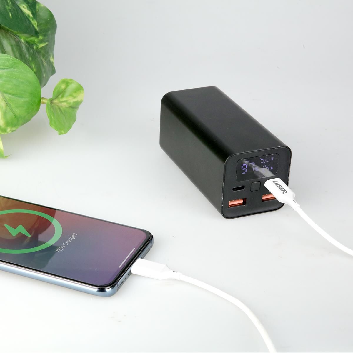 LASER 60W USB-C TO USB-C CABLE WHITE 0.5M &ndash; FAST CHARGE, DURABLE, HIGH-SPEED DATA TRANSFER, , scaau_hi-res