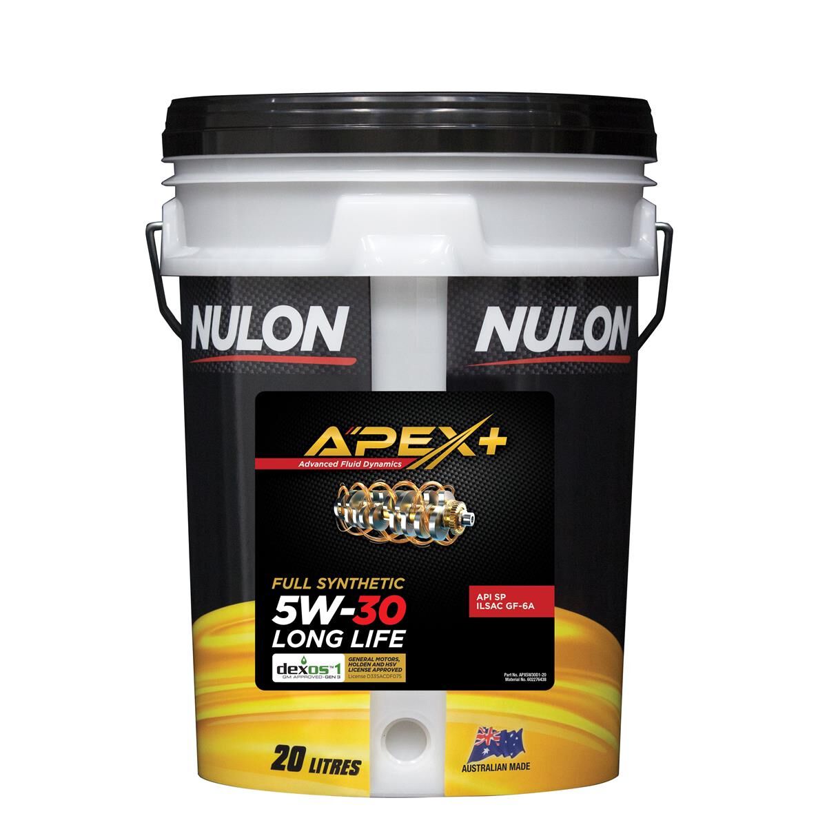 20L NULON APEX+ 5W-30 LONG LIFE, , scaau_hi-res