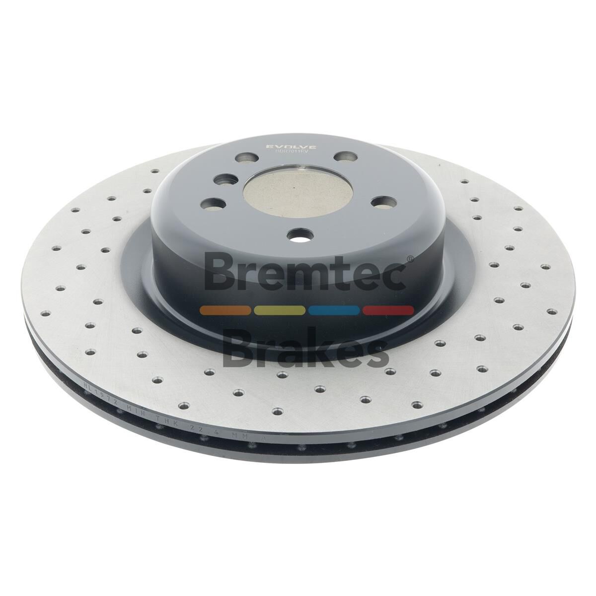 Bremtec EVOLVE FS2 Performance+ Brake Rotor - Single, BDR7011EV ...