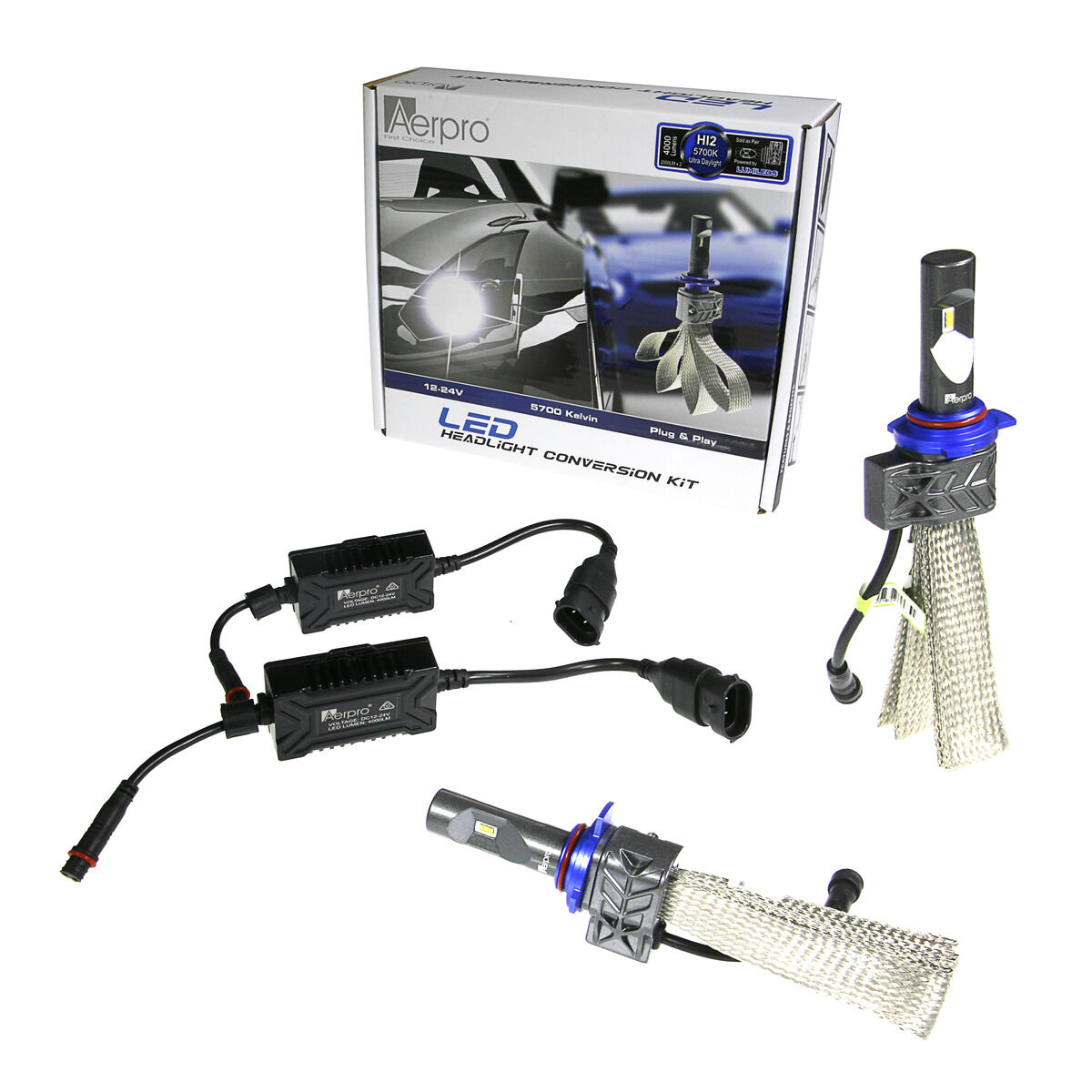 HIR2 LED HEADLIGHT GLOBE 5700 KELVIN, , scaau_hi-res