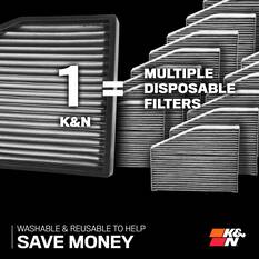 VF2001 K&N CABIN AIR FILTER, , scaau_hi-res