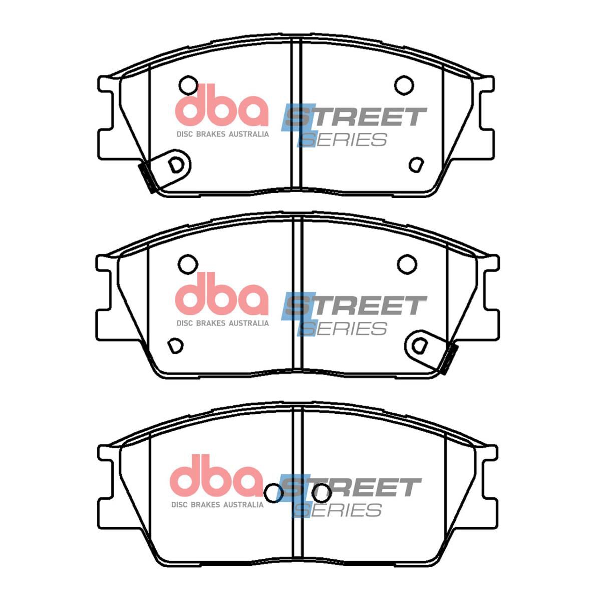 DBA SS STREET SERIES BRAKE PADS [HYUNDAI SOUL / VENUE 2019 ON F], , scaau_hi-res