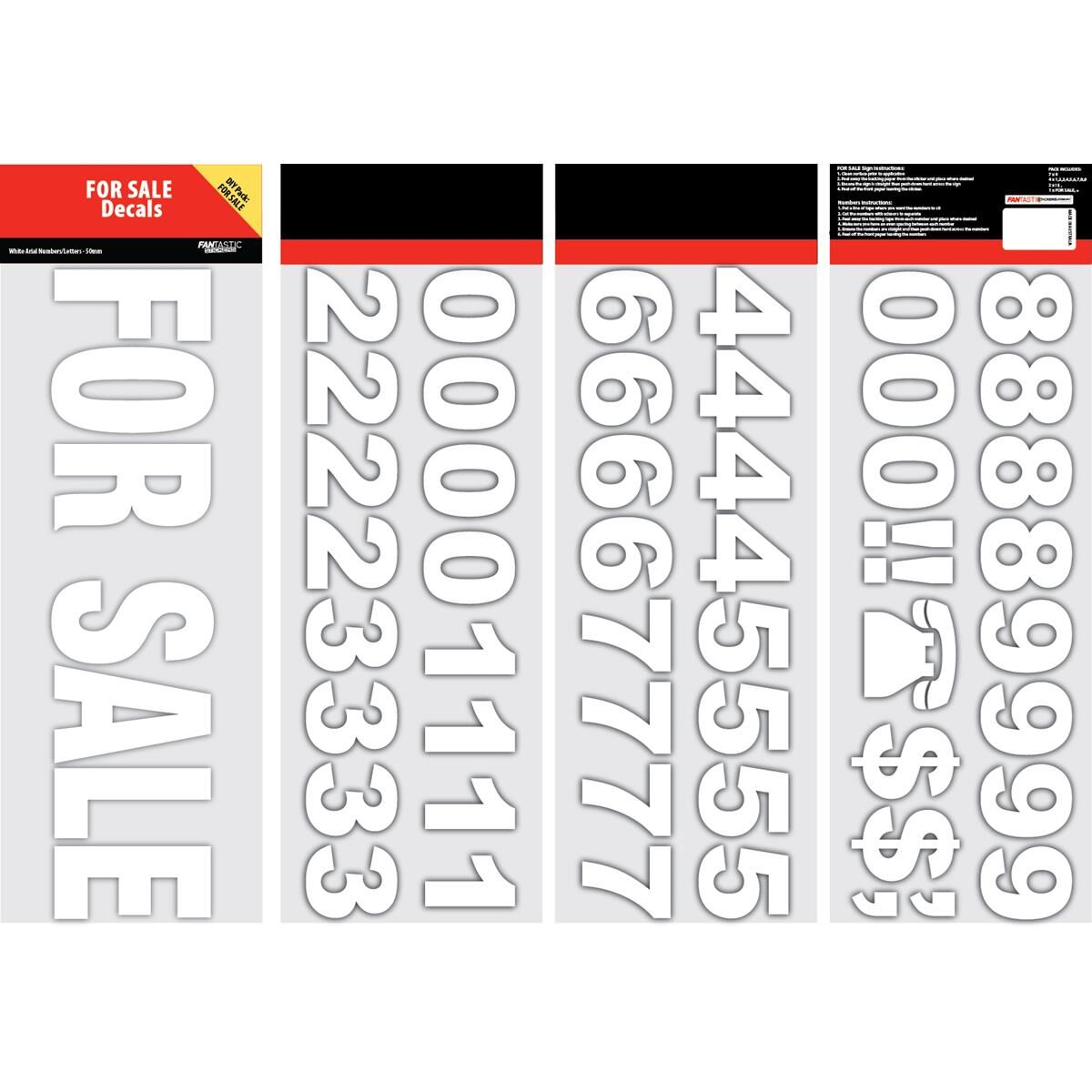 PACKAGED FOR SALE DECAL ON WHITE VINYL WITH CLEAR APP TAPE AND DIGITS FOR PHONE NUMBER, , scaau_hi-res