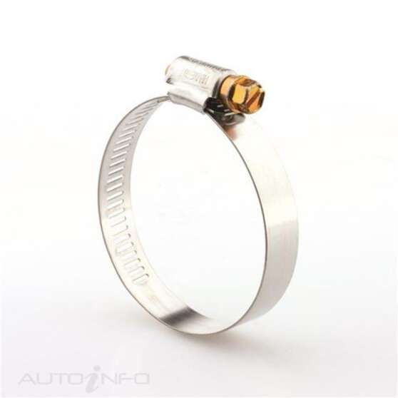 Tridon Perforated Clamp Stainless Steel Hose Clamp 46 - 70mm 10 Pack - HS036P, , scaau_hi-res