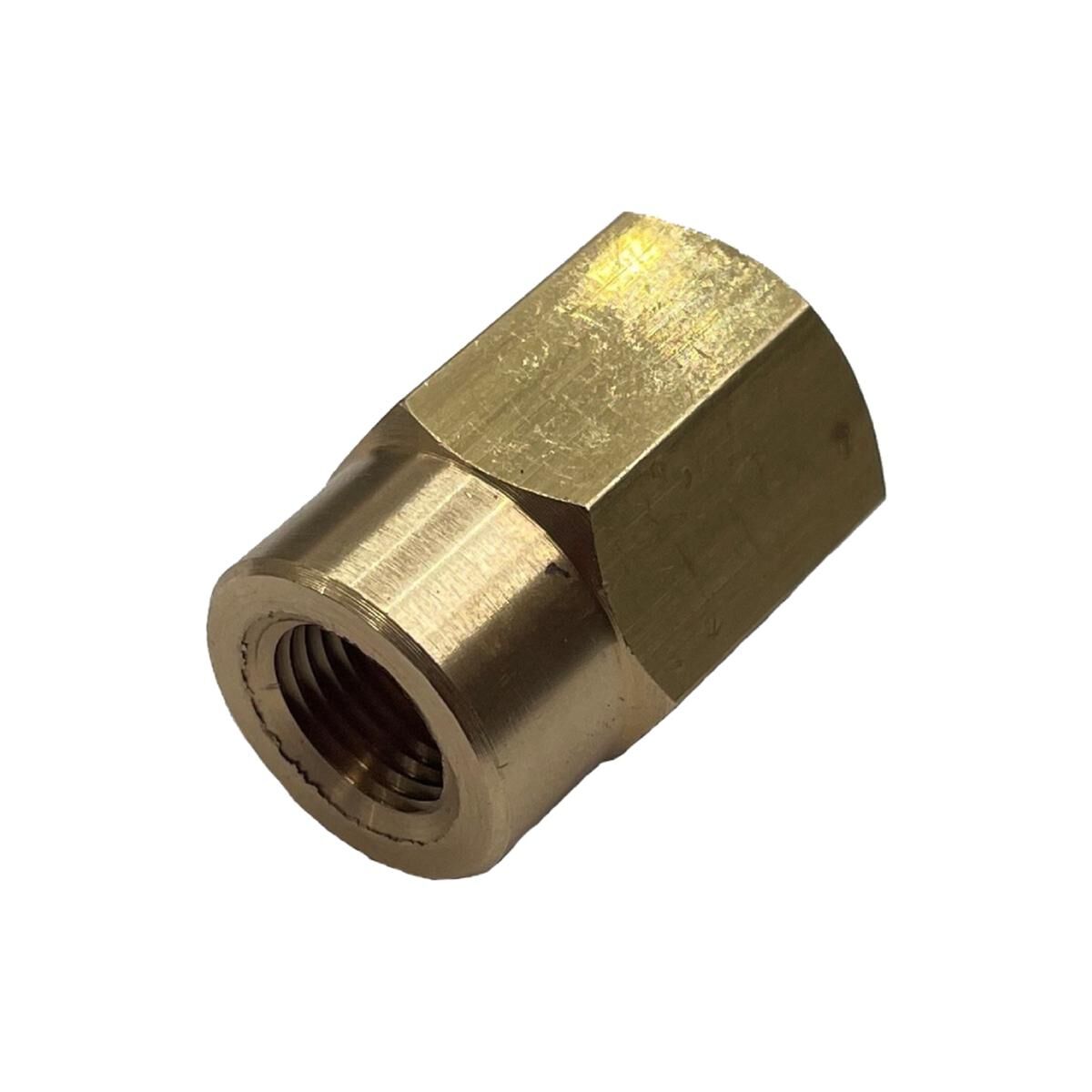 Brass Hex Reducing Socket 1/4 x 1/8, , scaau_hi-res