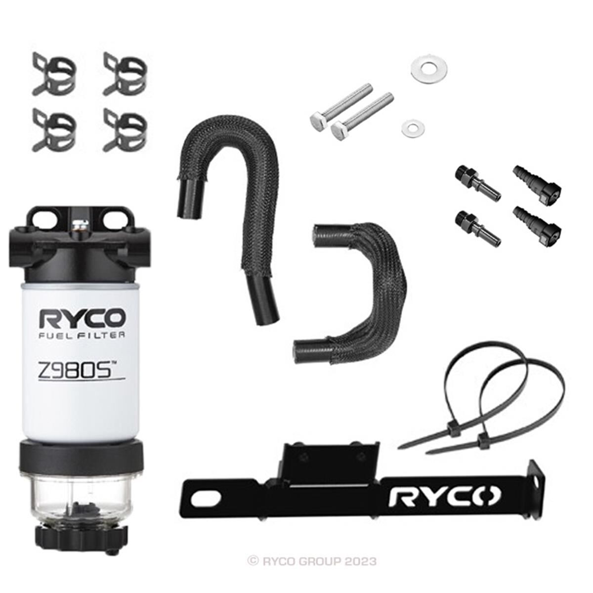 RYCO 4X4 UPGRADE FUEL WATER SEPARATOR KIT, , scaau_hi-res