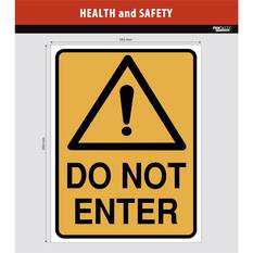 DO NOT ENTER SIGN 45CM, , scaau_hi-res