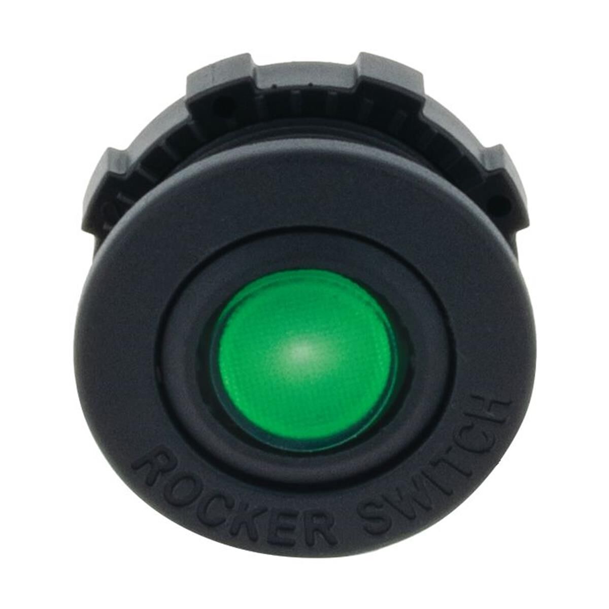 ROCKER SWITCH GREEN LED 12V T/S FLUSH & SURFACE MOUNT HOUS 12V ONLY 16a, , scaau_hi-res