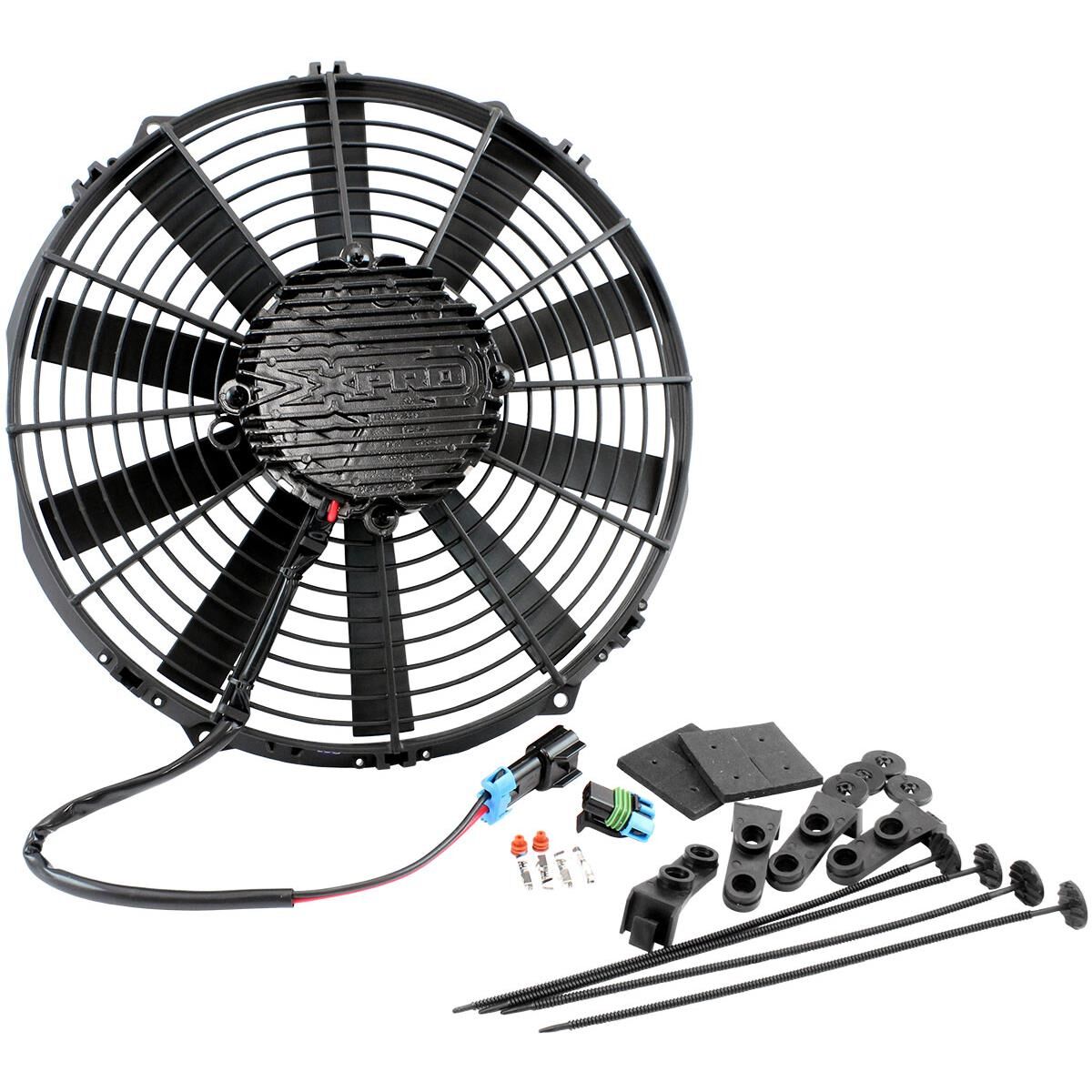 BRUSHLESS 12" ELECTRIC FAN 2100 CFM STRAIGHT BLADE, , scaau_hi-res