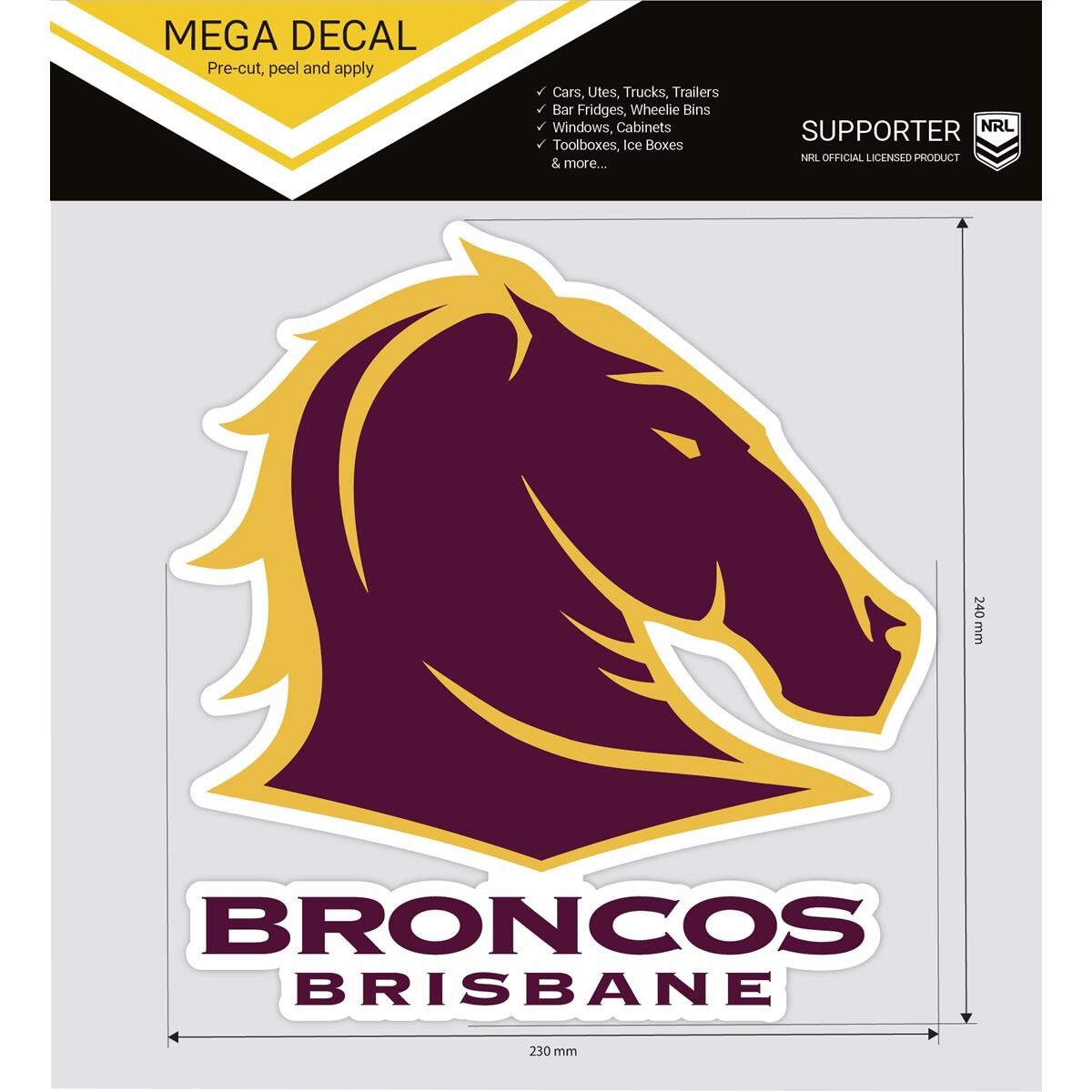 BRONCOS ITAG MEGA DECAL, , scaau_hi-res