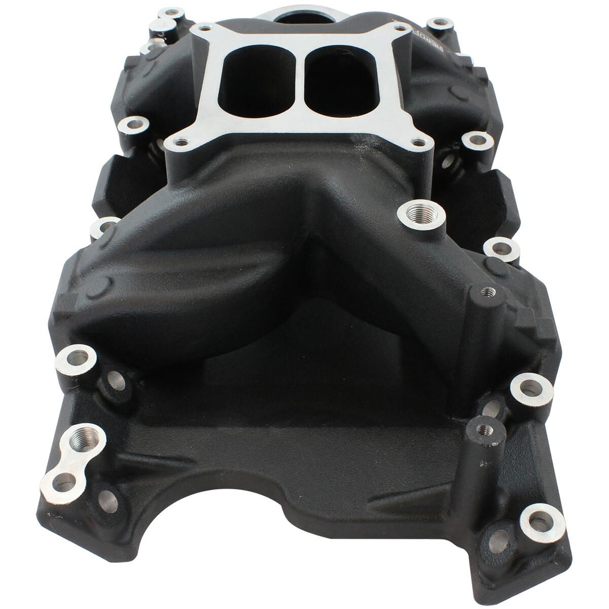 SB CHRYSLER AIR GAP INTAKE MANIFOLD DUAL PLANE 318 360 BLACK AEROFLOW - AF6010-3005, , scaau_hi-res