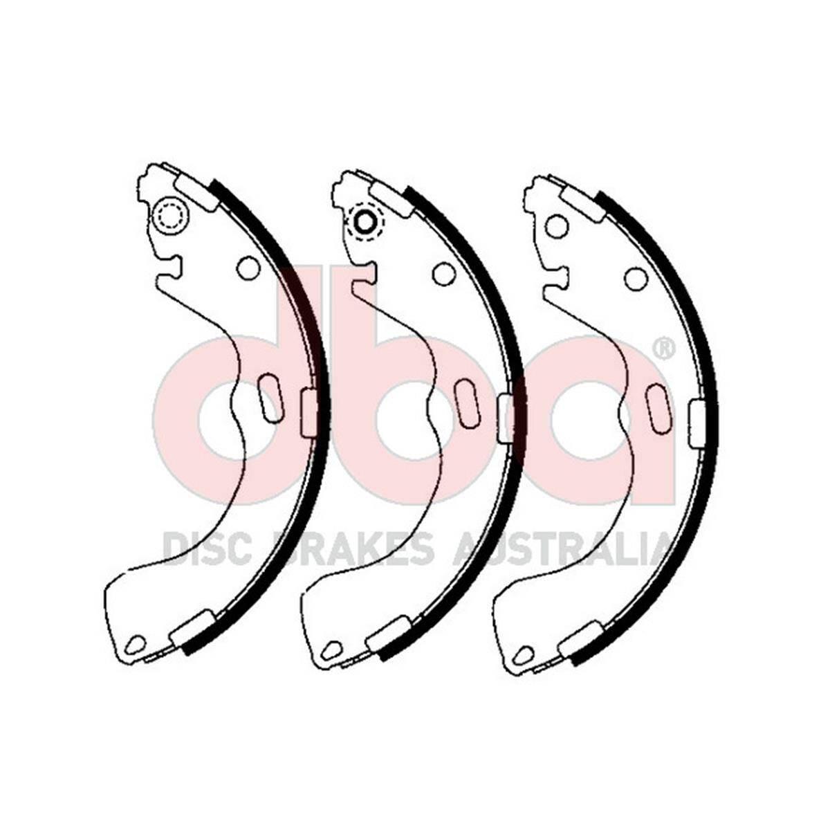 Street Series Brake Shoes [Ford Escape/ Mazda Tribute 228.6mm], , scaau_hi-res