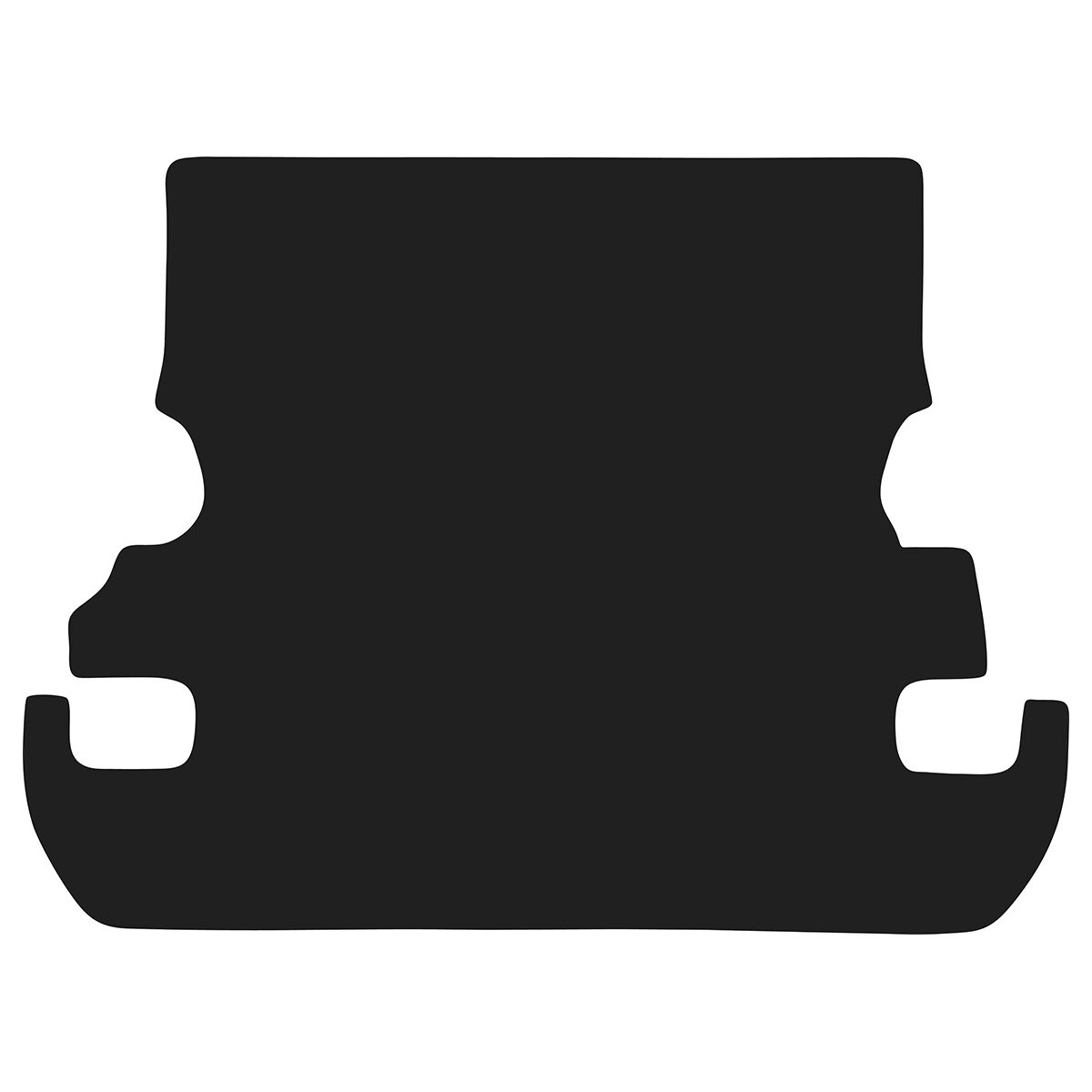 EXECUTIVE RUBBER BOOT LINER FOR TOYOTA KLUGER (2ND GEN 7 SEAT) 2007-2014, , scaau_hi-res