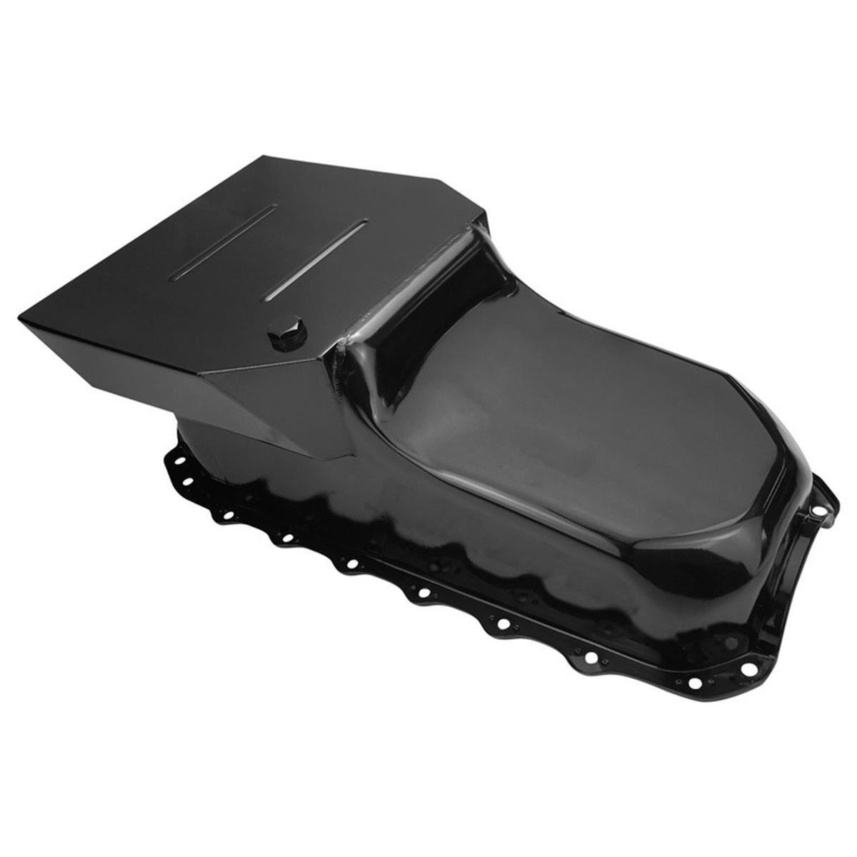 RTS OIL PAN, FOR HOLDEN V8 253-308,5.0L,355 STROKER, STEEL, BLACK, 6.5 LT CAPACITY, COMMODORE VB-VT, EACH, , scaau_hi-res