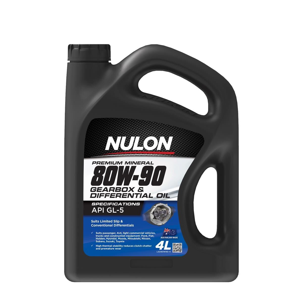 4L NULON 80W-90 GEARBOX & DIFFERENTIAL OIL, , scaau_hi-res