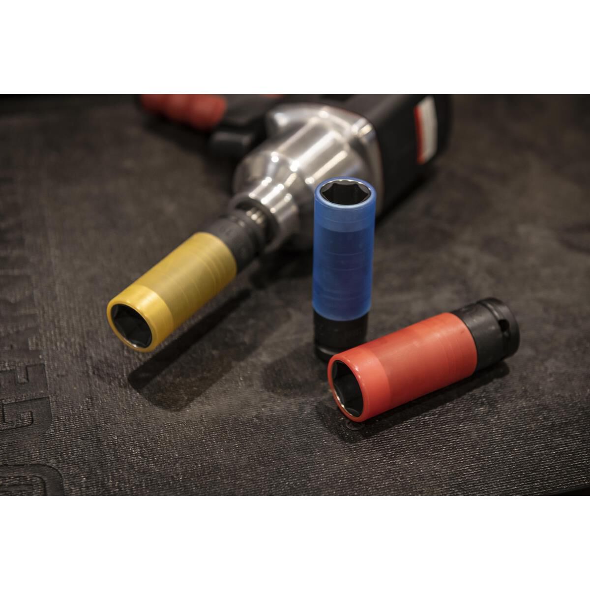 SOCKET SET 1/2" DRIVE IMPACT WHEEL PROTECTOR BLOWMOLD CASE MET 3PC, , scaau_hi-res