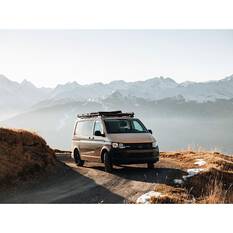 FRONT RUNNER VOLKSWAGEN T6/T6.1 CARAVELLE TRANSPORTER SWB (2015-CURRENT) SLIMLINE II ROOF RACK KIT, , scaau_hi-res