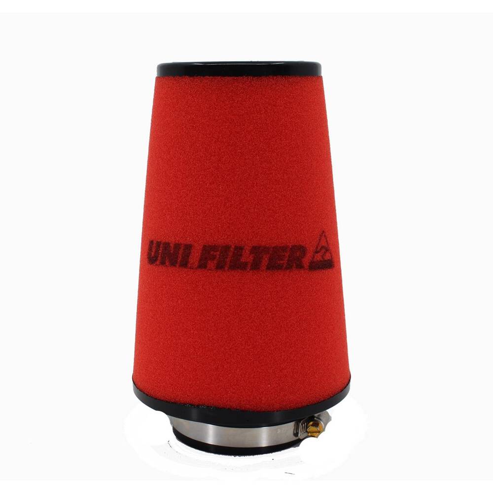 Unifilter Air Filter Pod Intake 76mm, OD 140mm, L 200mm (Tapered) Red