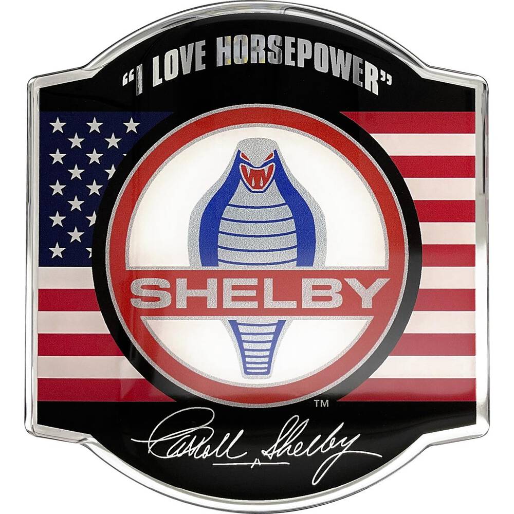 Sw Sh Emblems Fan Emblems Shelby Cobra Medallion Logo Chrome Car Badge - 11124-003 ...