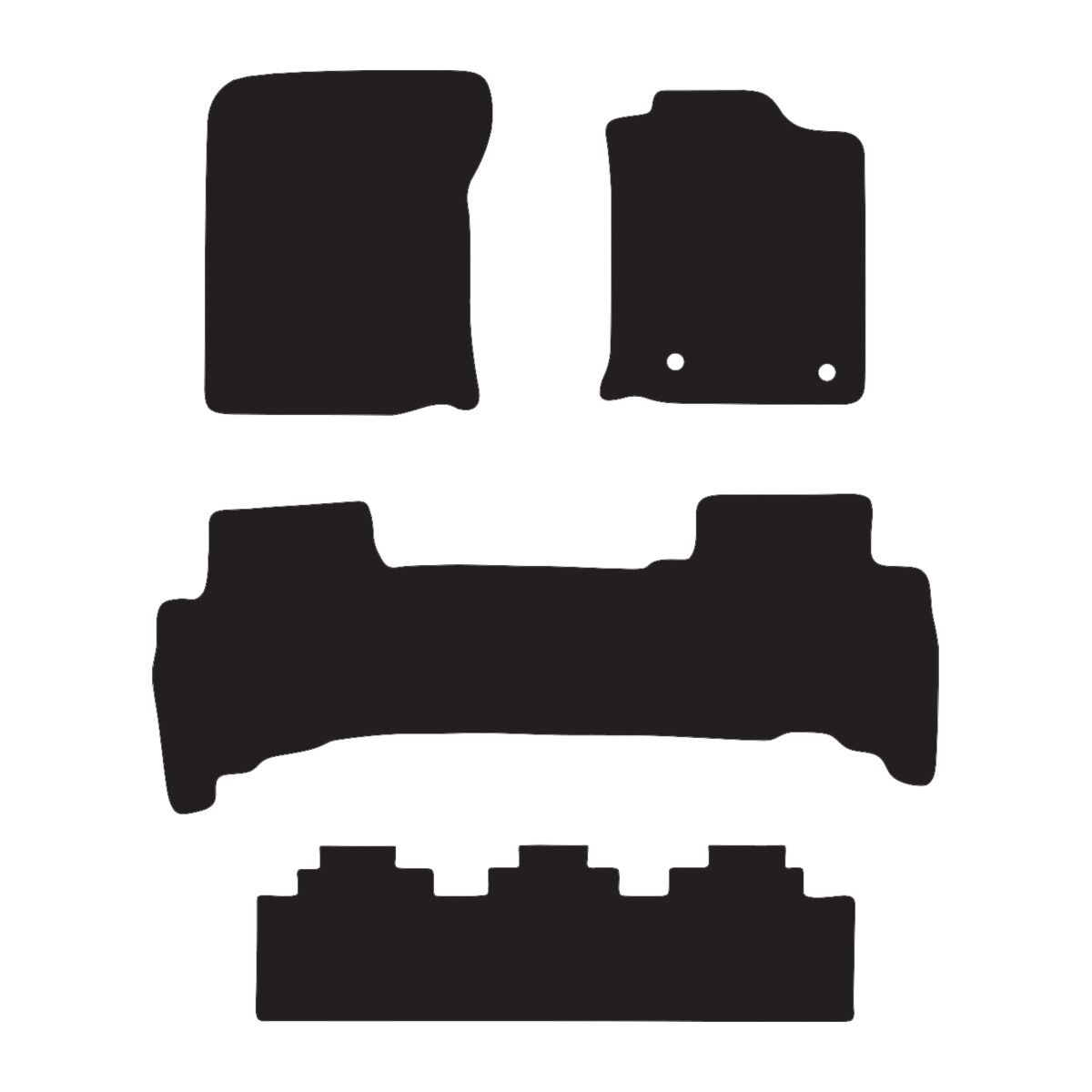 LUXURY CARPET CAR MATS FOR TOYOTA LANDCRUISER (80 SERIES) 1990-1999, , scaau_hi-res