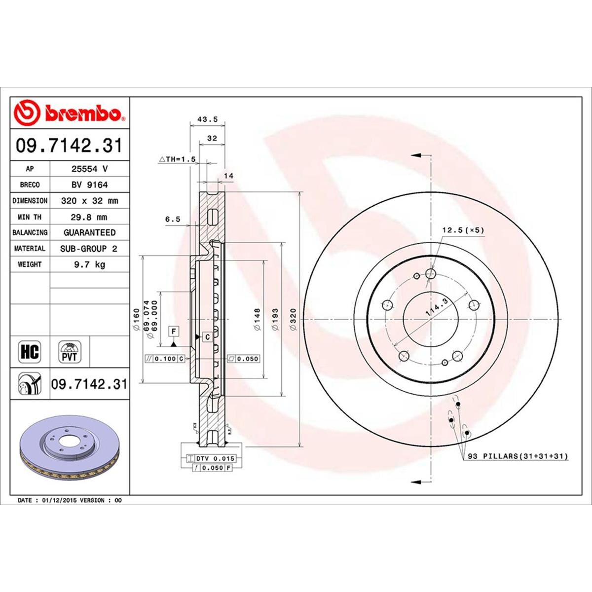 BREMBO DISC ROTOR, , scaau_hi-res
