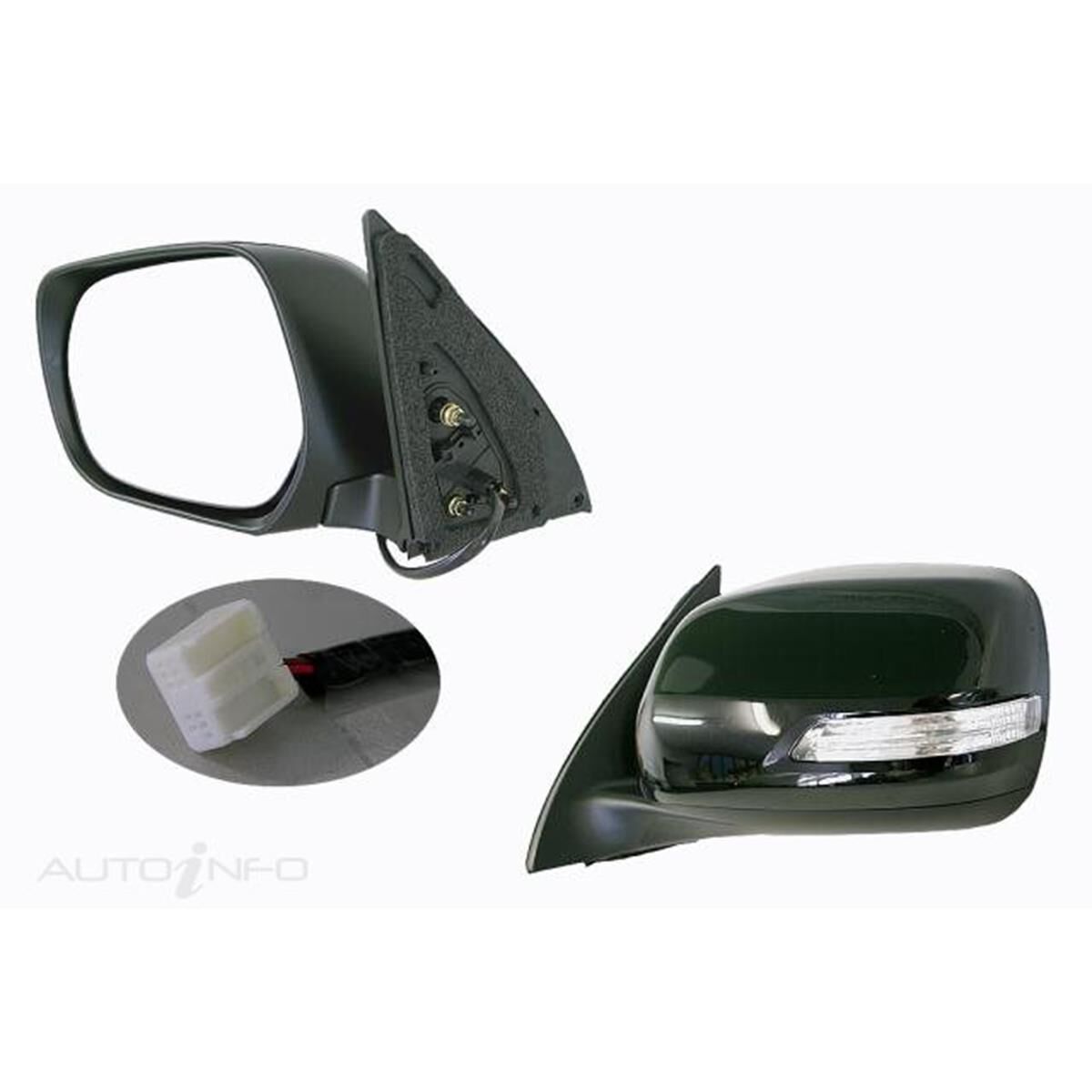 TOYOTA PRADO  J150  10/2009 ~ ONWARDS  ELECTRIC DOOR MIRROR  LEFT HAND SIDE  WITHOUT FOLDING, , scaau_hi-res