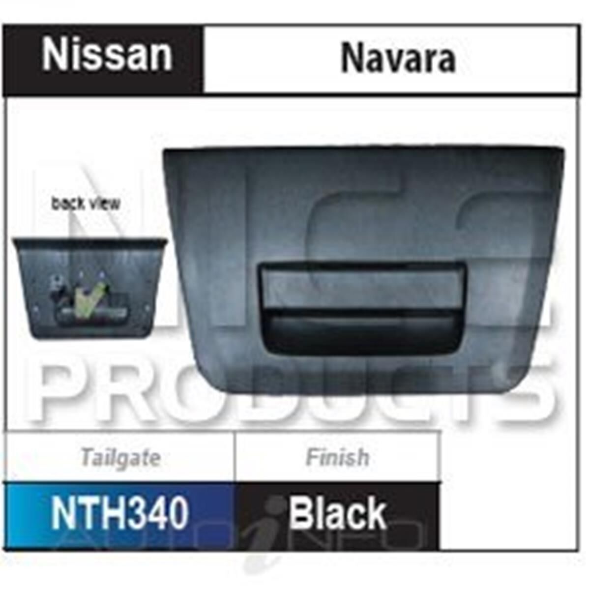 Tailgate door Handle, , scaau_hi-res