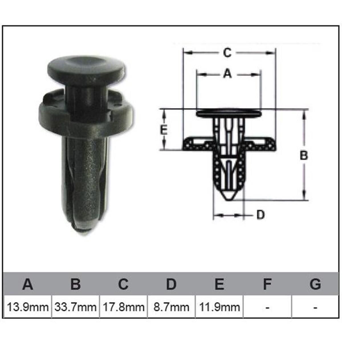 PKT 10 AUTOMOTIVE FASTENER, , scaau_hi-res