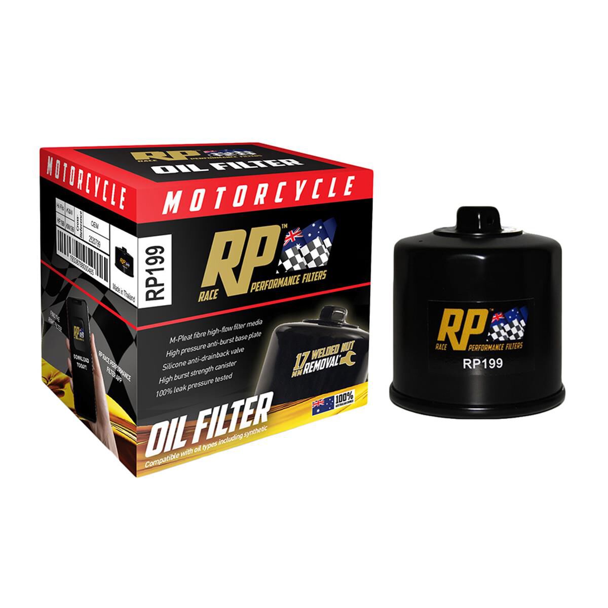 BIKE OIL FILTER RP199, , scaau_hi-res