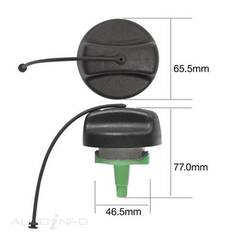 TRIDON NON LOCKING FUEL CAP, , scaau_hi-res